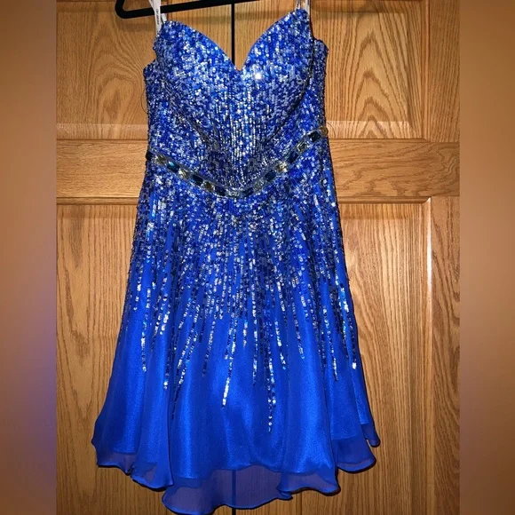 Sherri Hill | Dresses | Royal Blue Dress | Poshmark